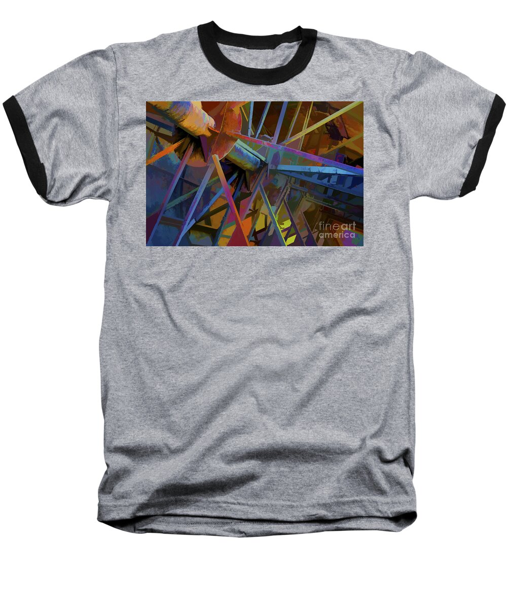 Industrial Baseball T-Shirt featuring the photograph Industrial Light and Magic by Gary Holmes