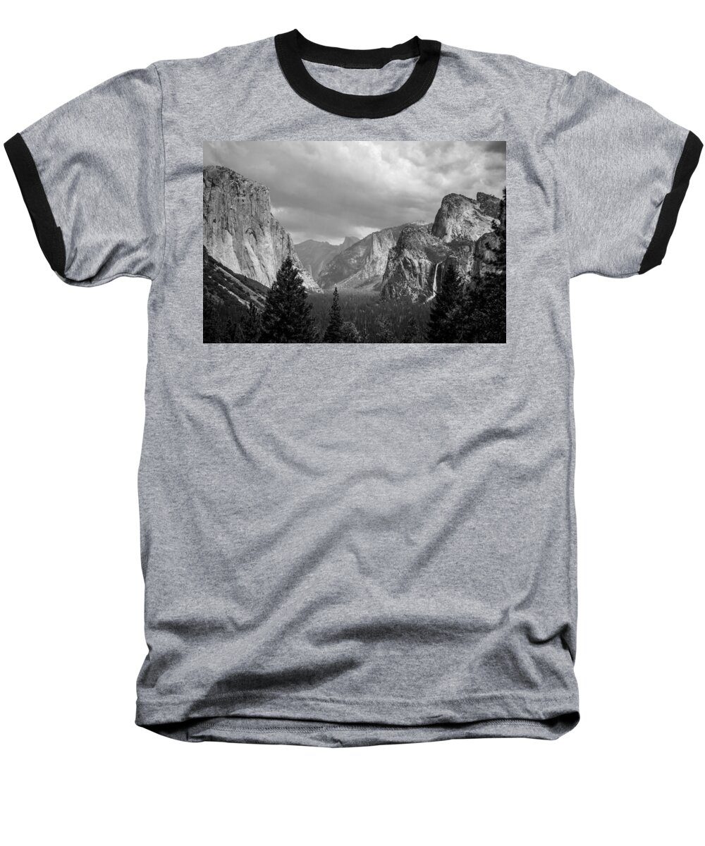 Yosemite Baseball T-Shirt featuring the photograph Inspiration by Kristopher Schoenleber
