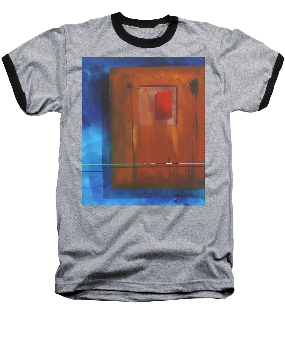 Journey No. 2 Baseball T-Shirt featuring the painting Journey No. 2  by Bill Tomsa