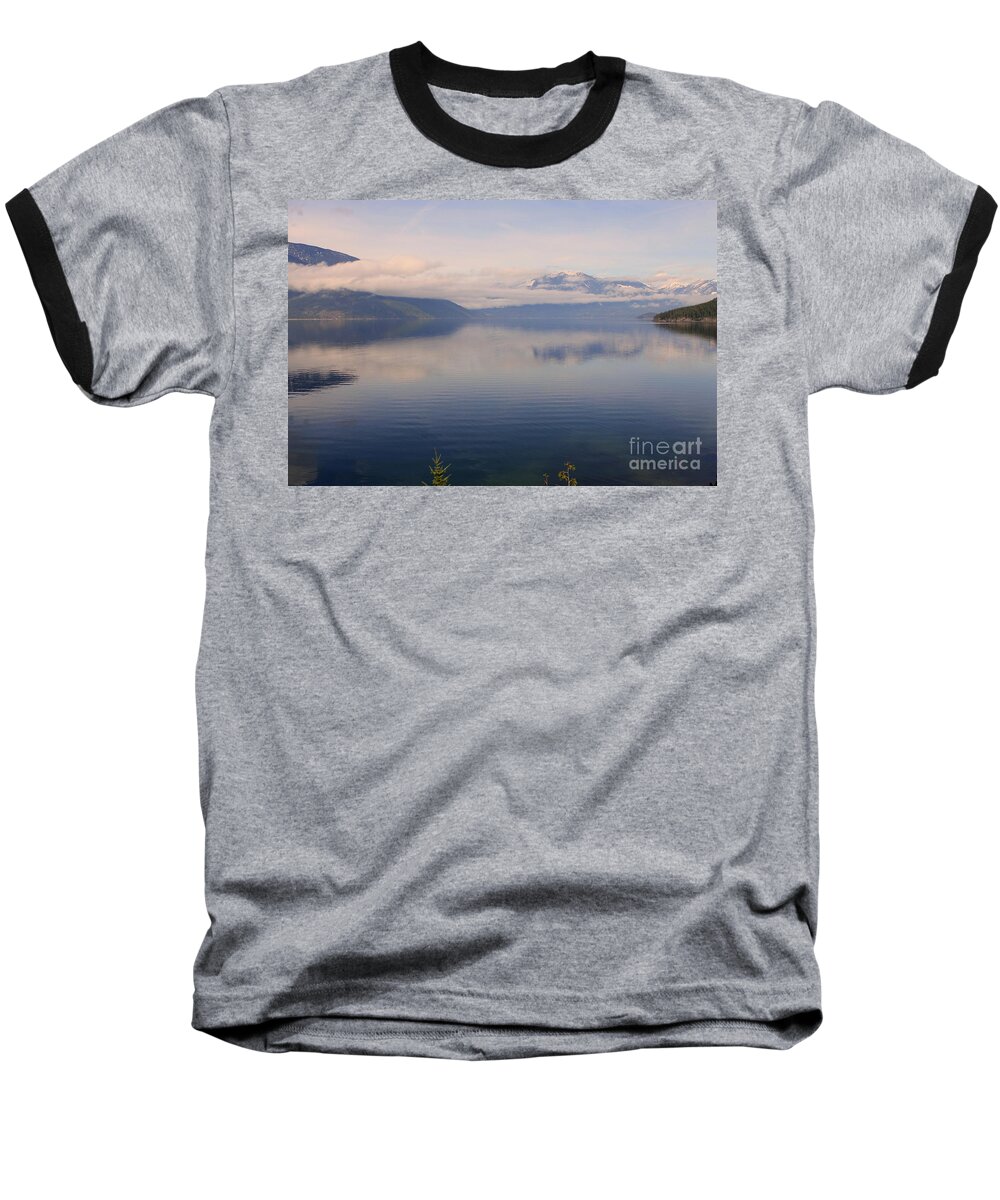 Kootenay Lake Baseball T-Shirt featuring the photograph Kootenay Lake at its Best by Leone Lund