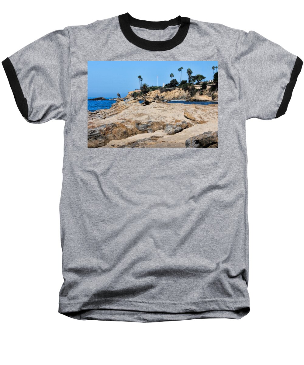 Laguna Beach Baseball T-Shirt featuring the photograph Laguna by Tammy Espino