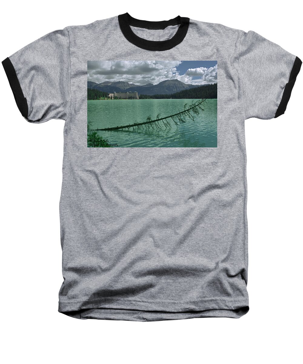 Lake Louise Baseball T-Shirt featuring the photograph Lake Louise - 2 by Hany J