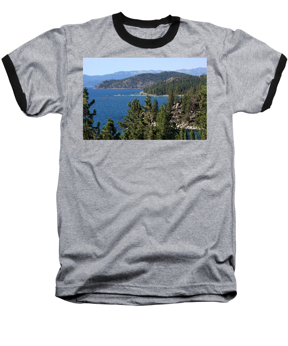 Lake Tahoe Baseball T-Shirt featuring the photograph Lake Tahoe Nevada by Aidan Moran