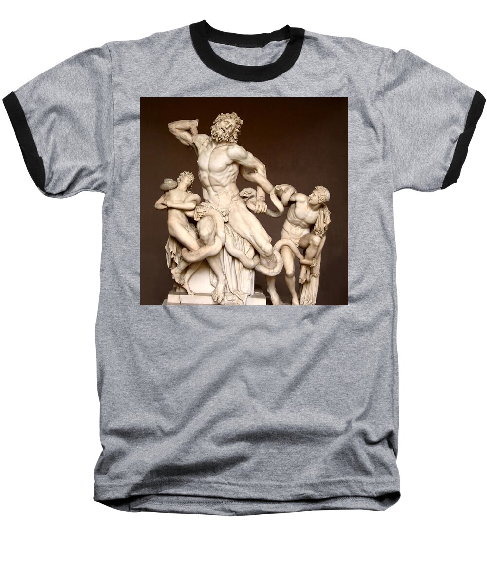 Laocoon And Sons Baseball T-Shirt featuring the photograph Laocoon and Sons by Ellen Henneke