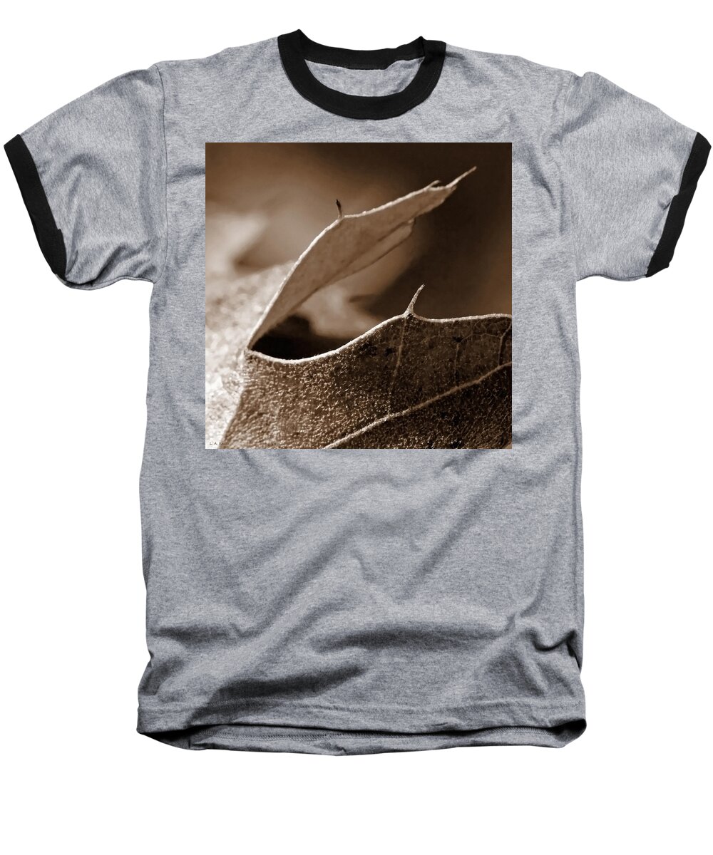 Lauren Radke Baseball T-Shirt featuring the photograph Leaf Collage 2 by Lauren Radke