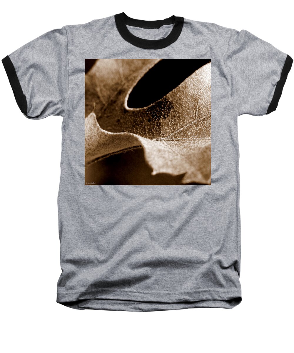 Lauren Radke Baseball T-Shirt featuring the photograph Leaf Collage 3 by Lauren Radke