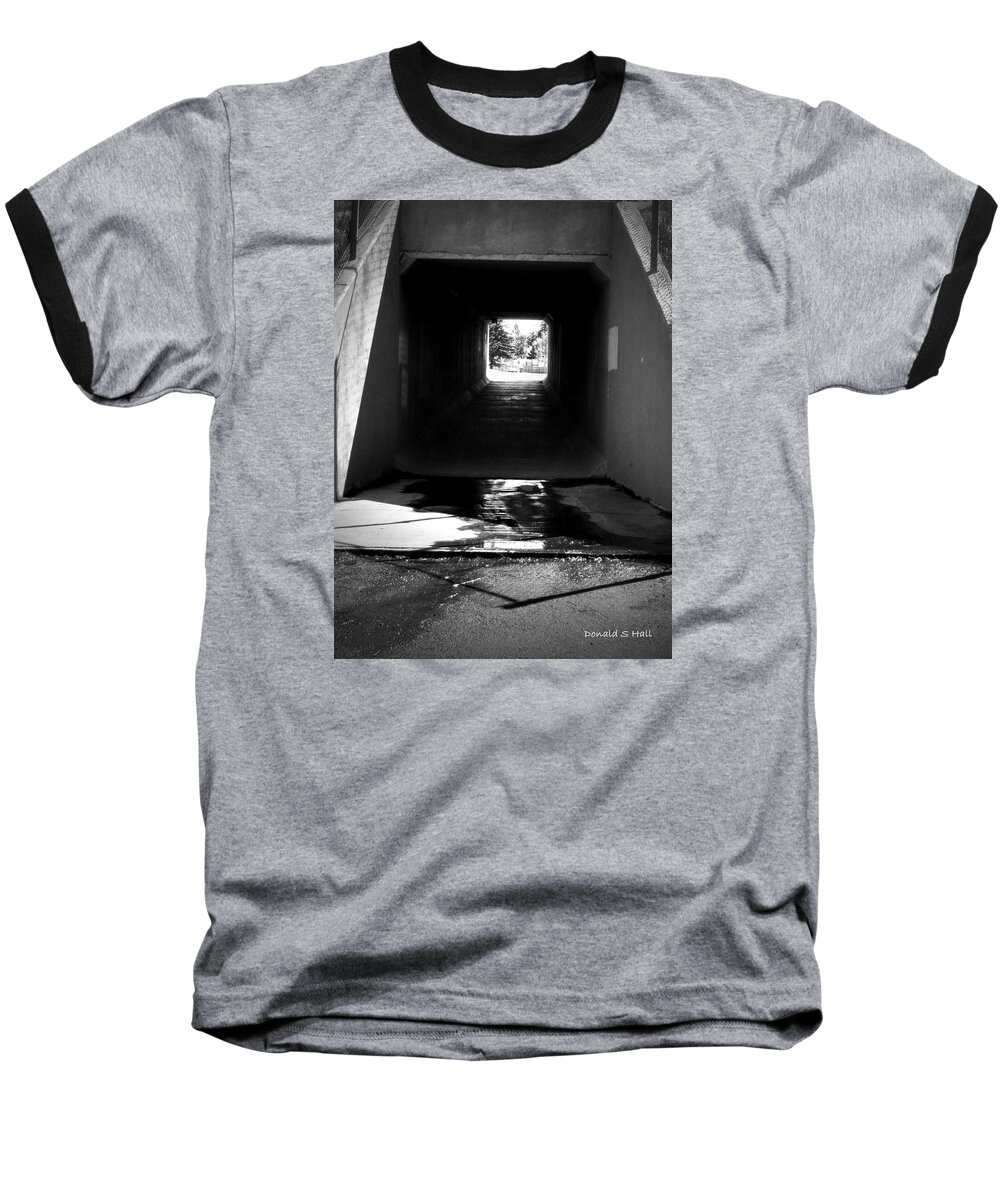 Lethbridge Baseball T-Shirt featuring the photograph Lethbridge Underpass by Donald S Hall