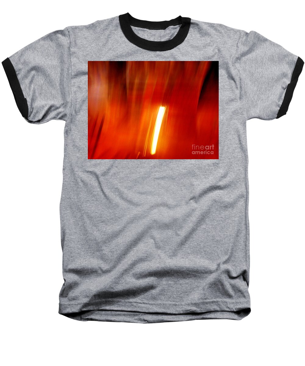 Abstract Baseball T-Shirt featuring the photograph Light Intrusion by Cristina Stefan