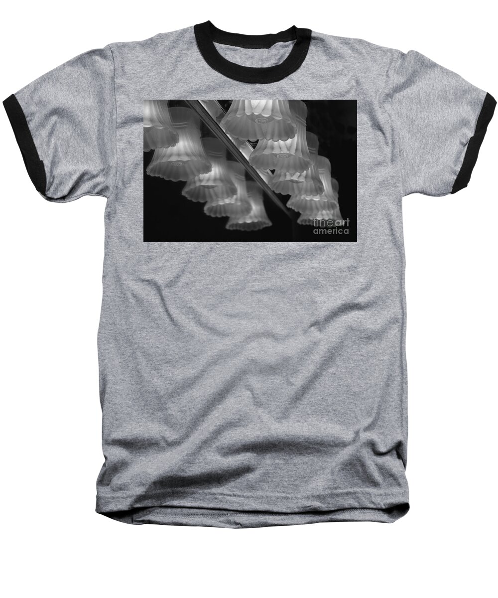 Black And White Baseball T-Shirt featuring the photograph Light Reflections by John Greco