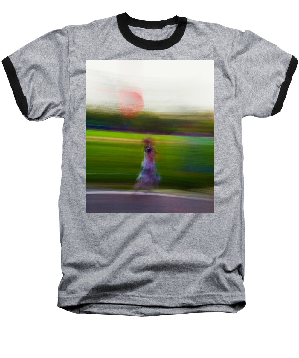 Impressionist Baseball T-Shirt featuring the photograph Lighter than Air by Alex Lapidus