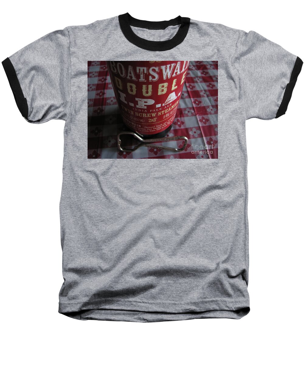 Trader Joe's Beer Baseball T-Shirt featuring the photograph Liquid Gold by Michael Krek