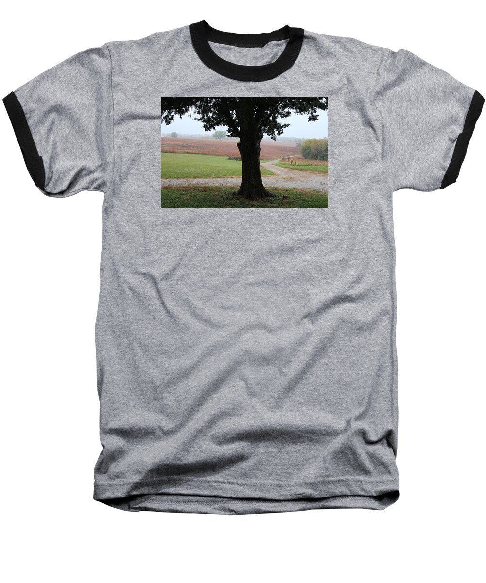 Long Baseball T-Shirt featuring the photograph Long Ago and Far Away by Elizabeth Sullivan