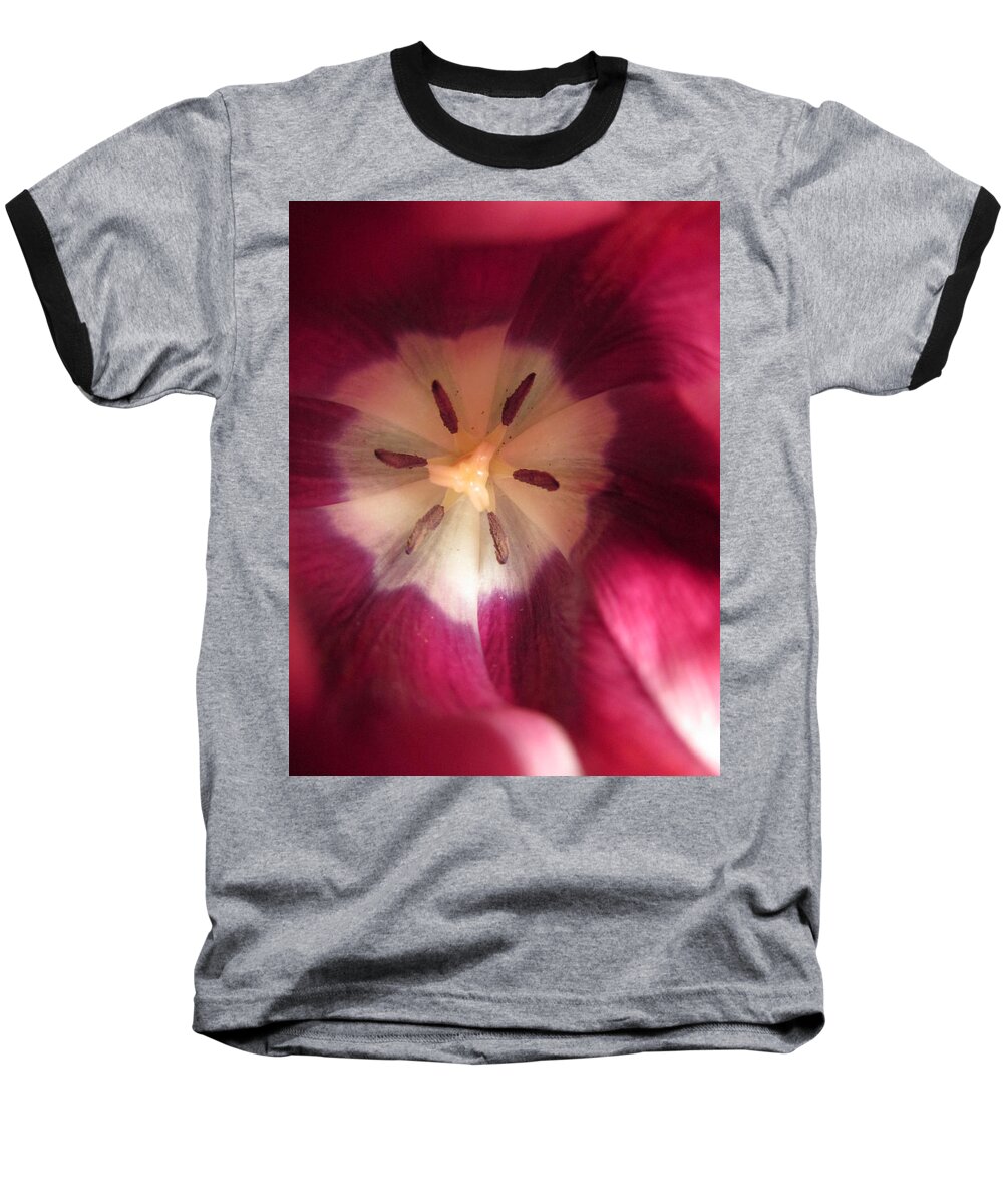 Flowers Baseball T-Shirt featuring the photograph Look at me by Rosita Larsson
