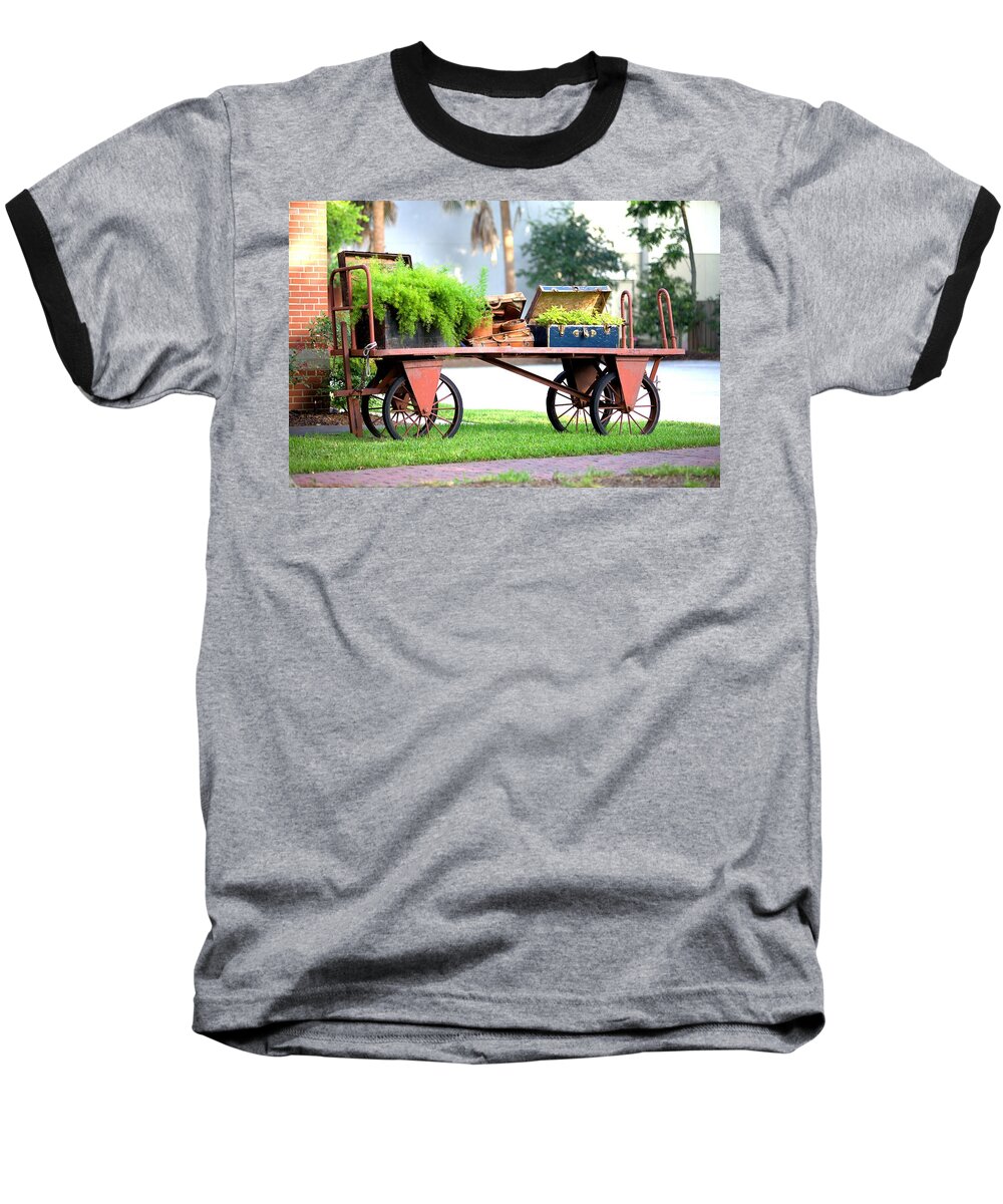 5655 Baseball T-Shirt featuring the photograph Lost Luggage by Gordon Elwell