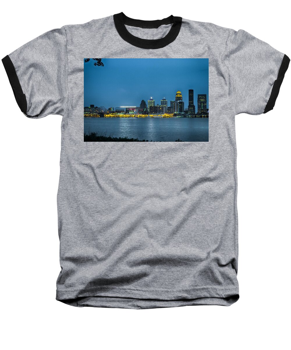 After Baseball T-Shirt featuring the photograph Louisville KY 2012 by Jack R Perry