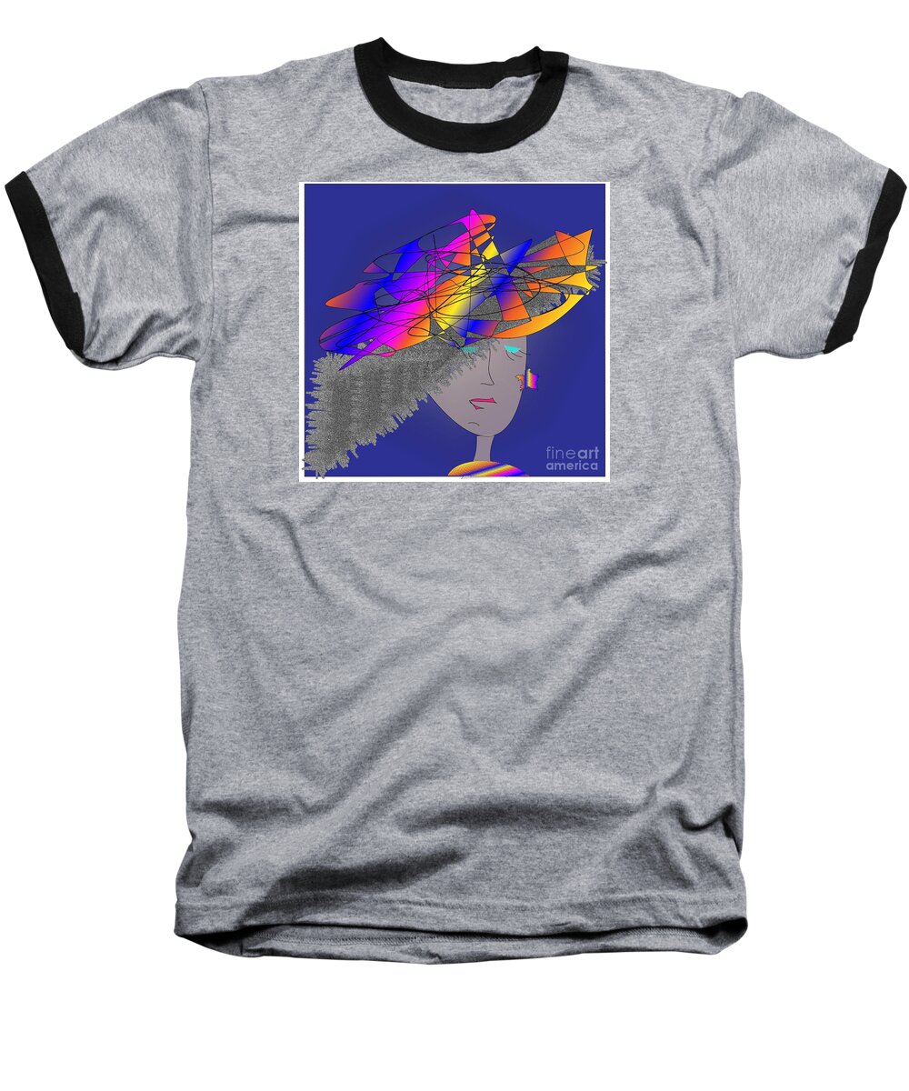 Woman Baseball T-Shirt featuring the digital art Mabel by Iris Gelbart