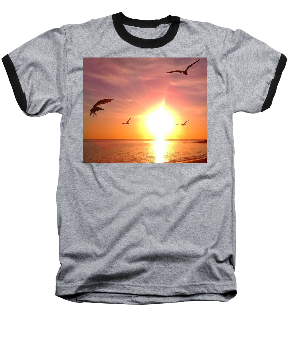 Landscape Baseball T-Shirt featuring the photograph Malibu Paradise by Chris Tarpening