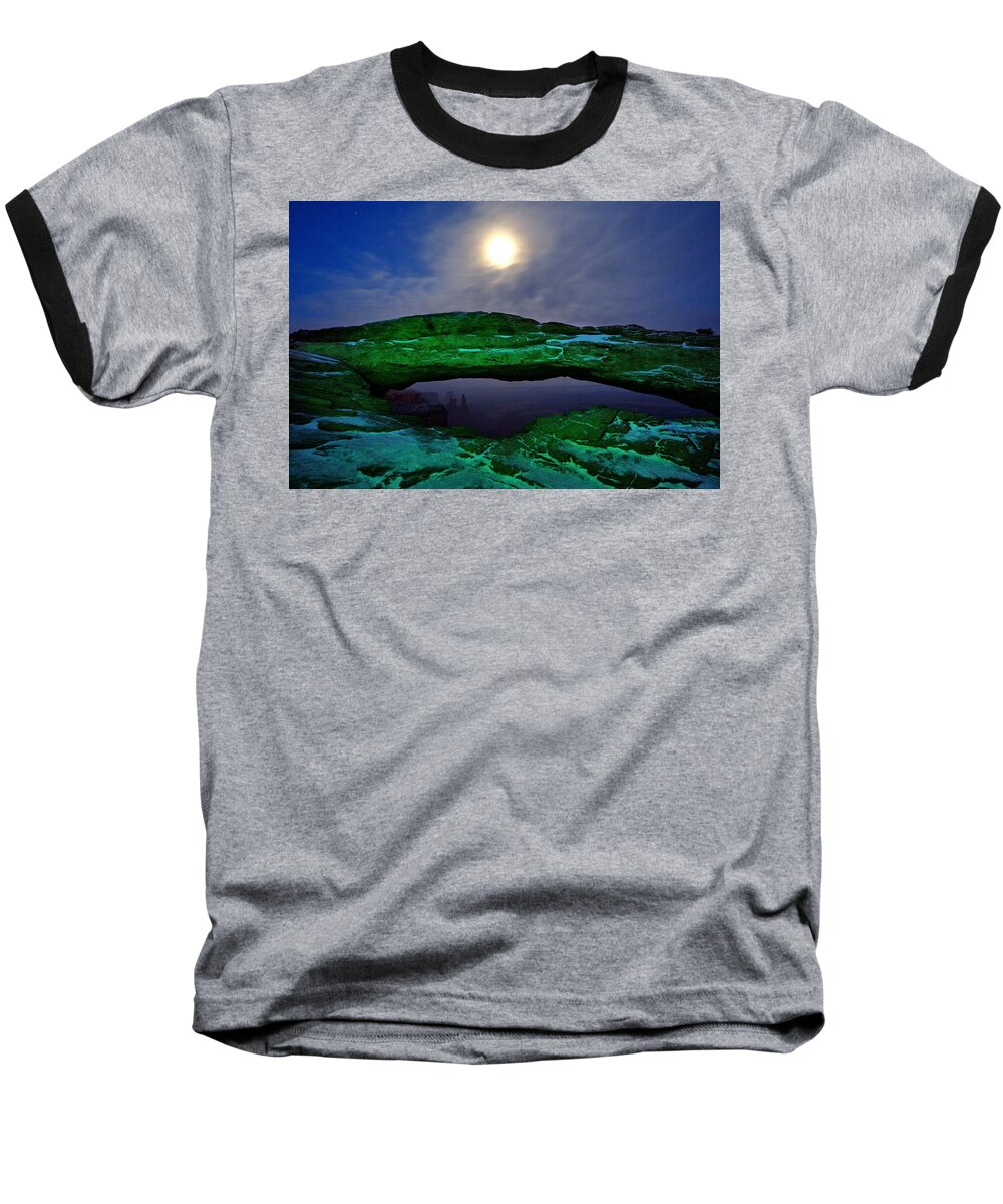 Americas Best Idea Baseball T-Shirt featuring the photograph Mesa Arch in Green by David Andersen