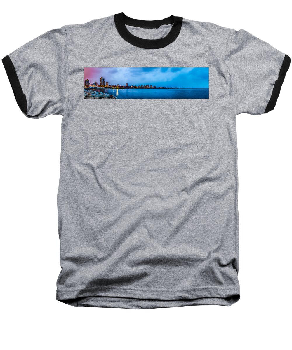 Milwaukee Baseball T-Shirt featuring the photograph Milwaukee Skyline - Version 2 by Wild Fotos