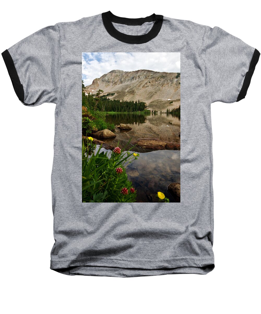 Landscapes Baseball T-Shirt featuring the photograph Mitchell Lake Reflections by Ronda Kimbrow