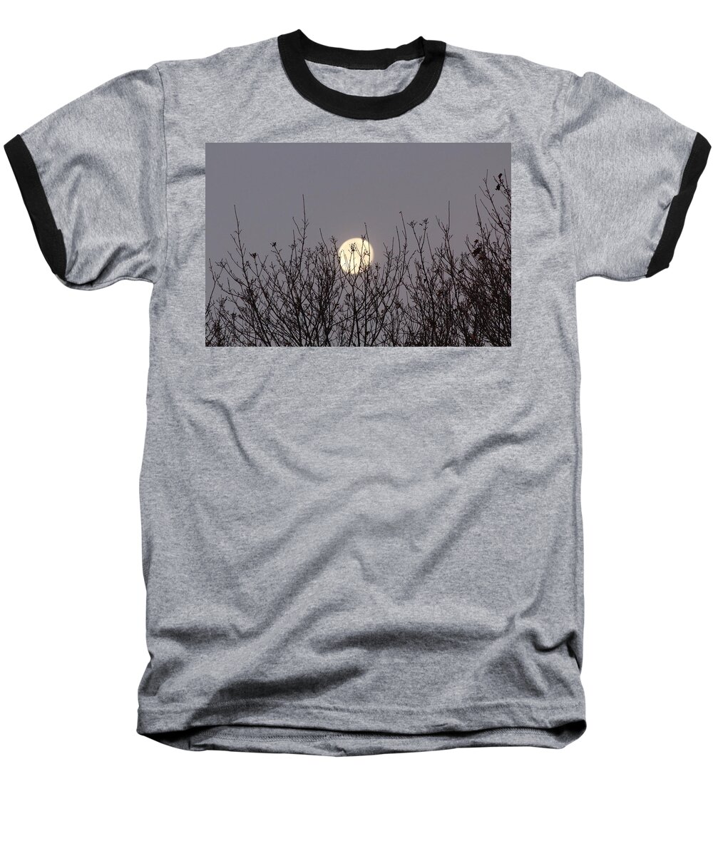 Moon Baseball T-Shirt featuring the photograph Moon fall by Denise Cicchella