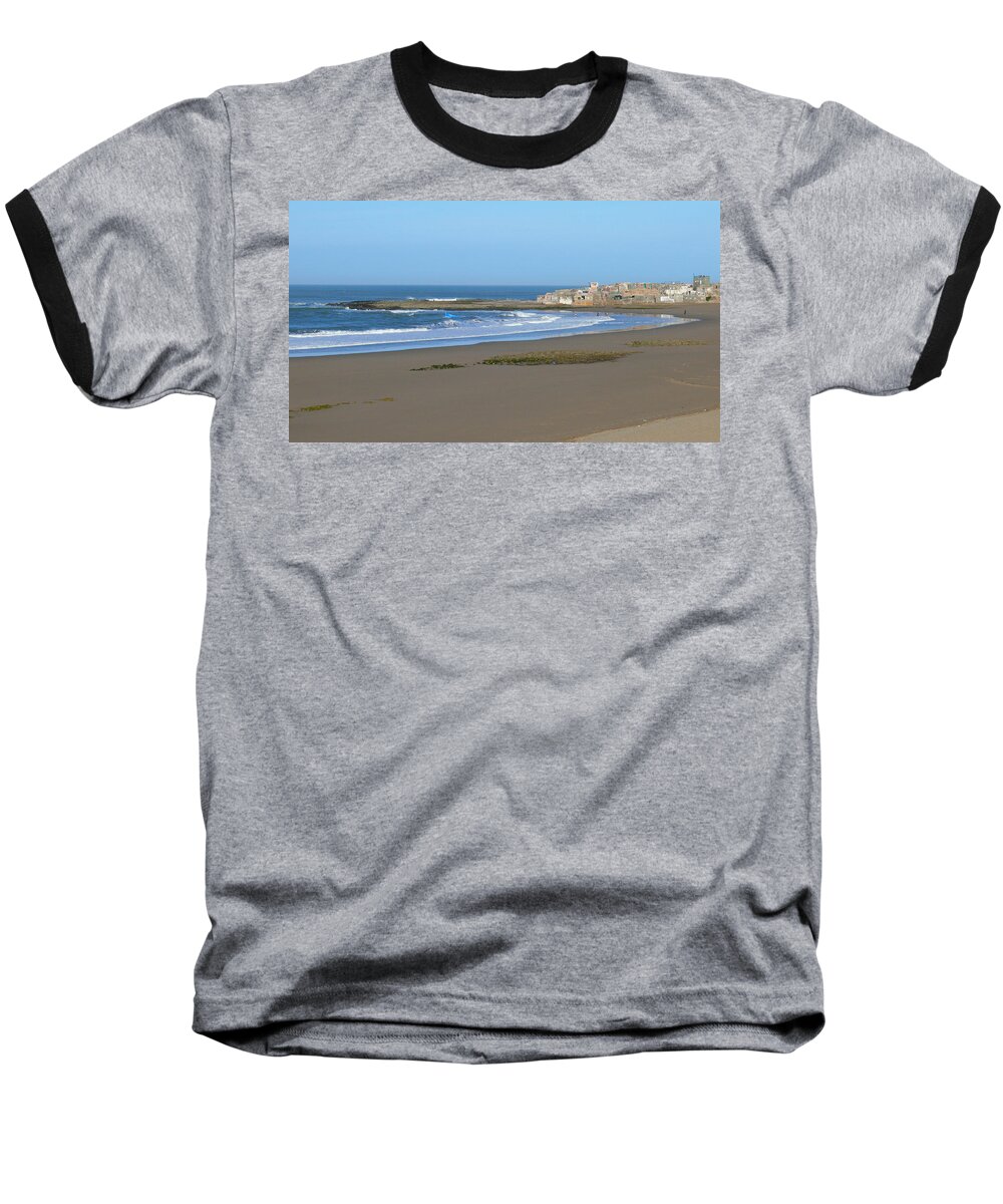 Agadir Baseball T-Shirt featuring the photograph Moroccan Fishing Village by Tracy Winter