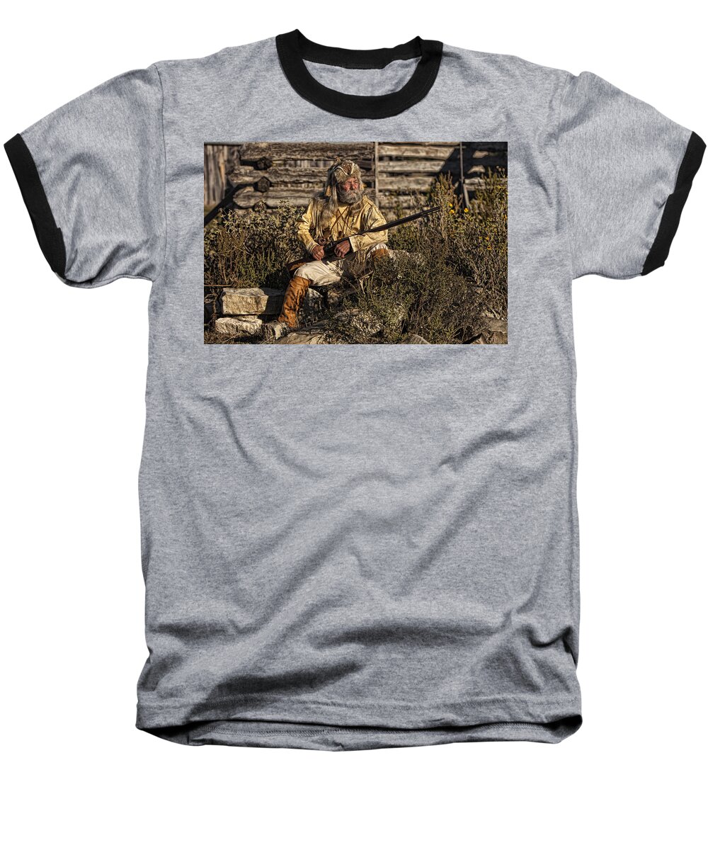 Holding Baseball T-Shirt featuring the photograph Mountain Man by Jack Milchanowski