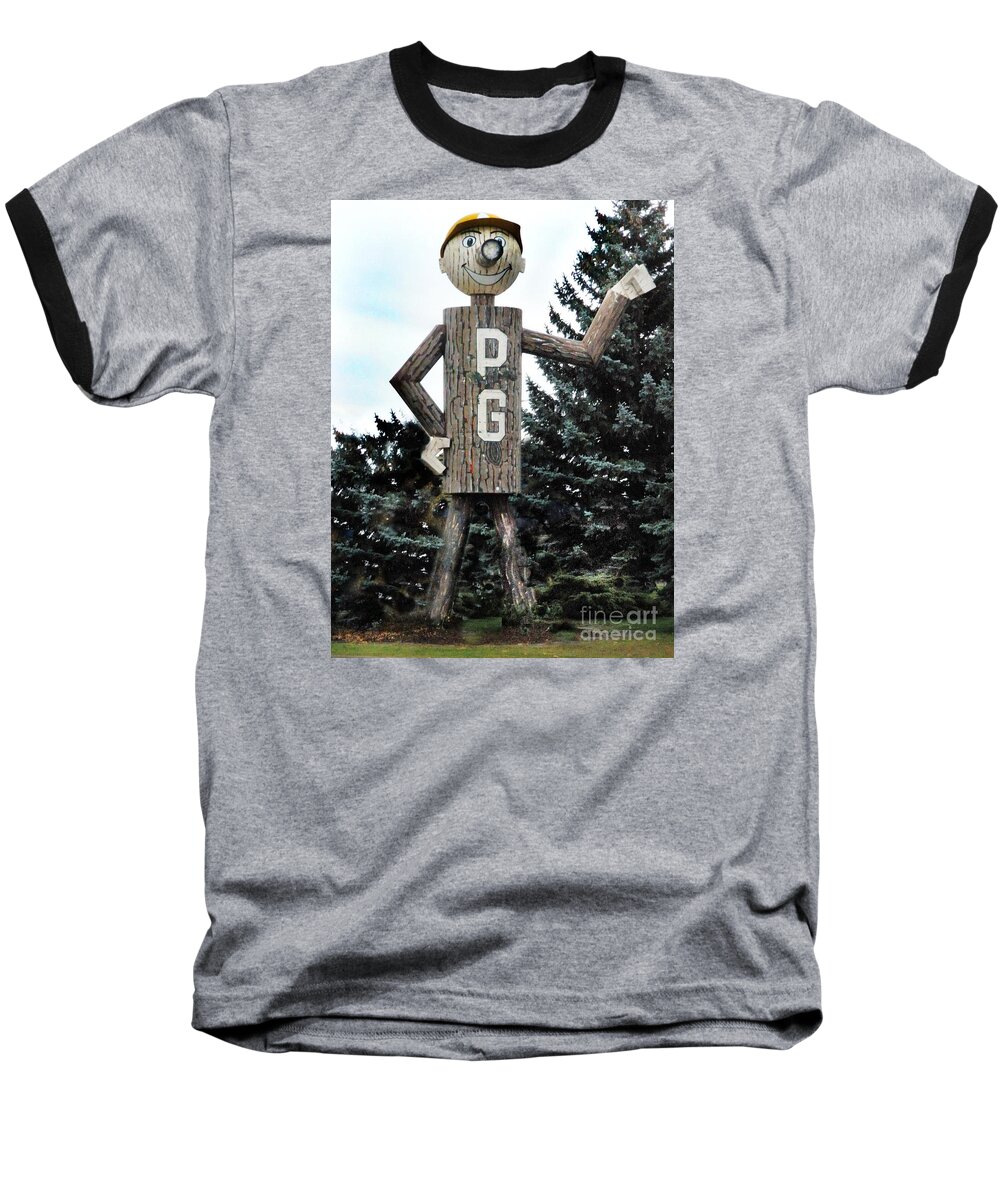 Mascot Baseball T-Shirt featuring the photograph Mr. PG by Vivian Martin