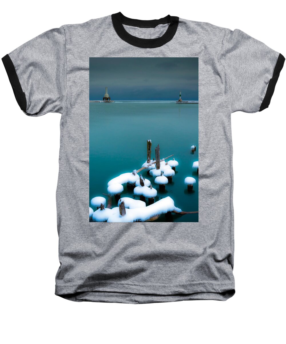 Frozen Baseball T-Shirt featuring the photograph Mushroom Caps by James Meyer
