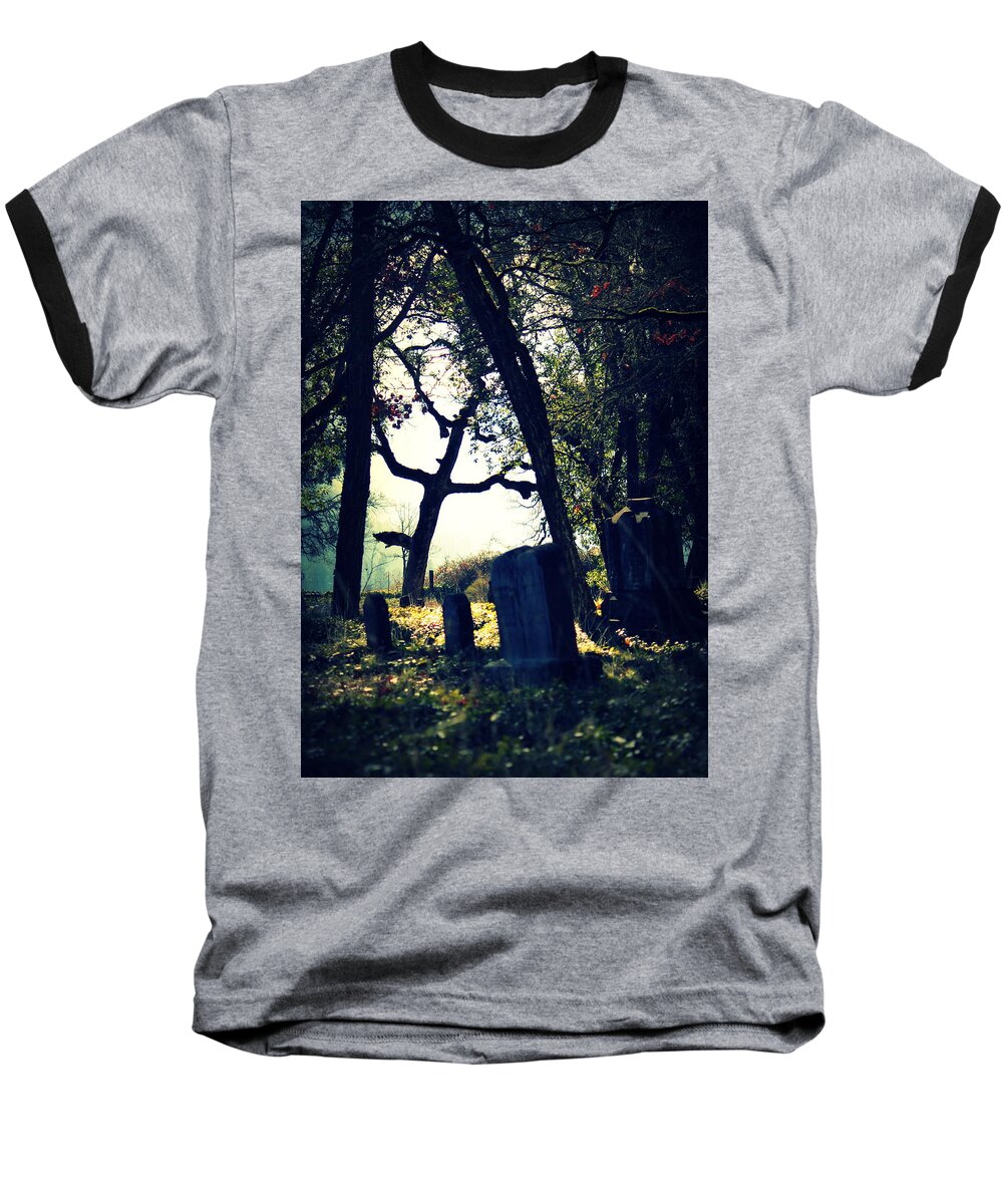 Cemetery Baseball T-Shirt featuring the photograph Mystical Fantasies by Melanie Lankford Photography
