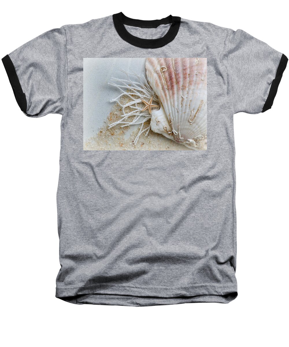 Ocean Baseball T-Shirt featuring the photograph Ocean Treasures by Micki Findlay