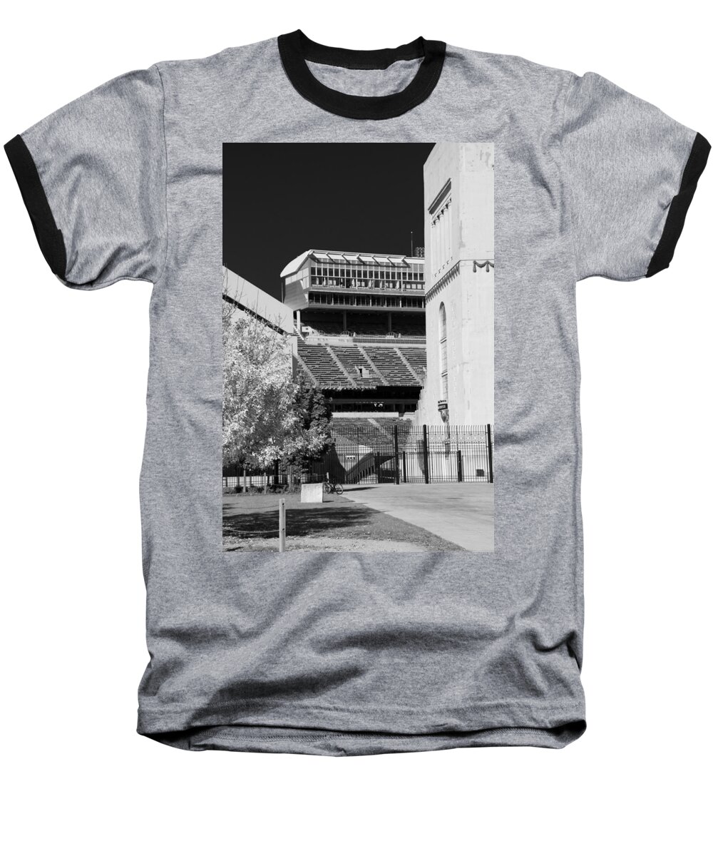 Guy Whiteley Photography Baseball T-Shirt featuring the photograph Ohio Stadium 9207 by Guy Whiteley