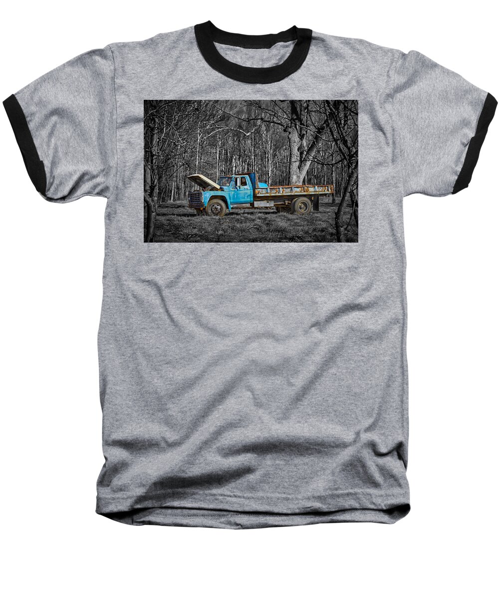 Indiana Baseball T-Shirt featuring the photograph Old Blue by Ron Pate