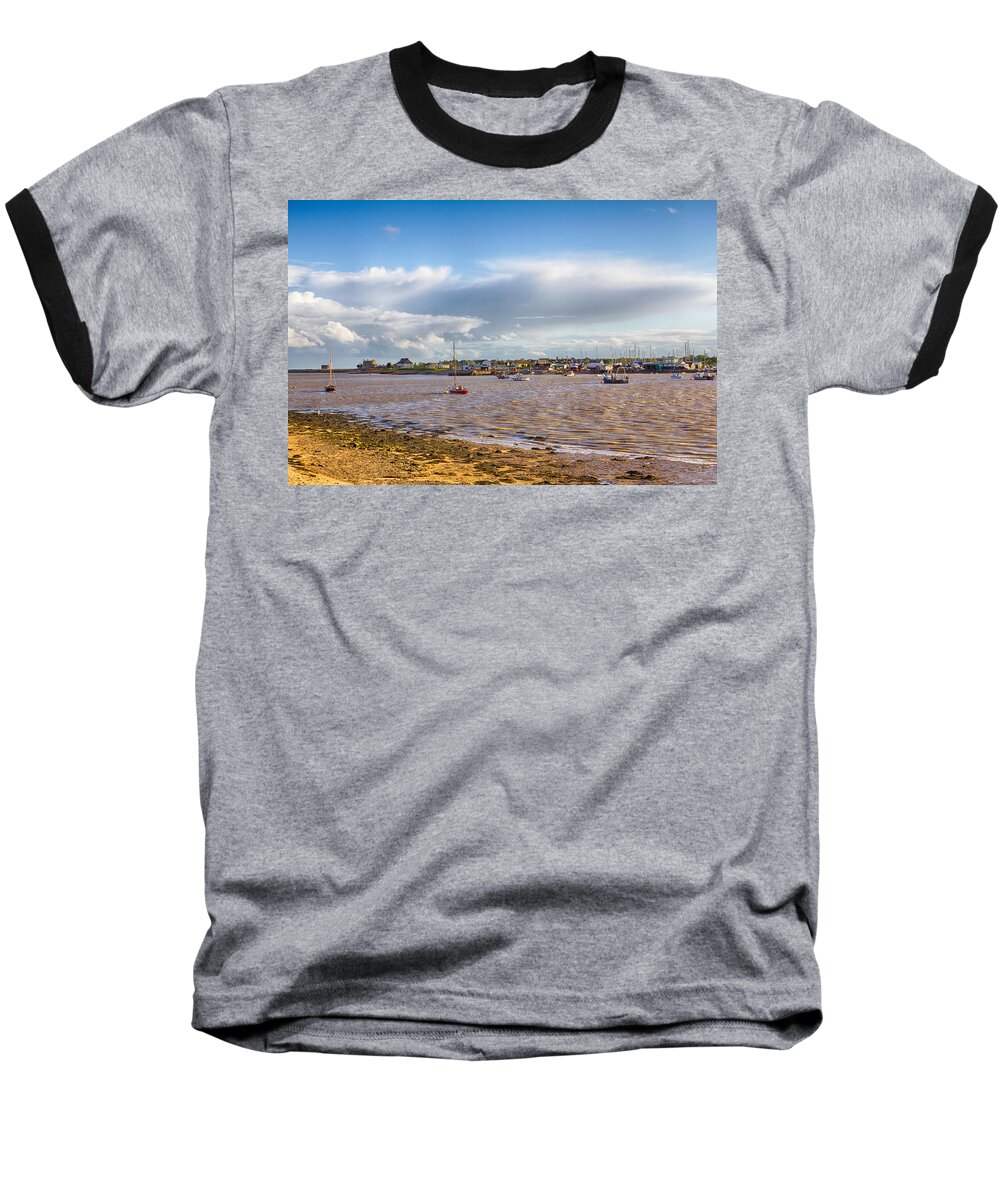 United Kingdom Baseball T-Shirt featuring the photograph Old Felixstowe by Leah Palmer