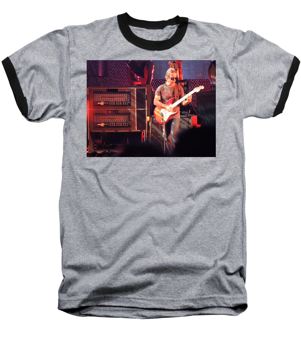 Tim Reynolds Baseball T-Shirt featuring the photograph One of the greatest guitar player ever by Aaron Martens