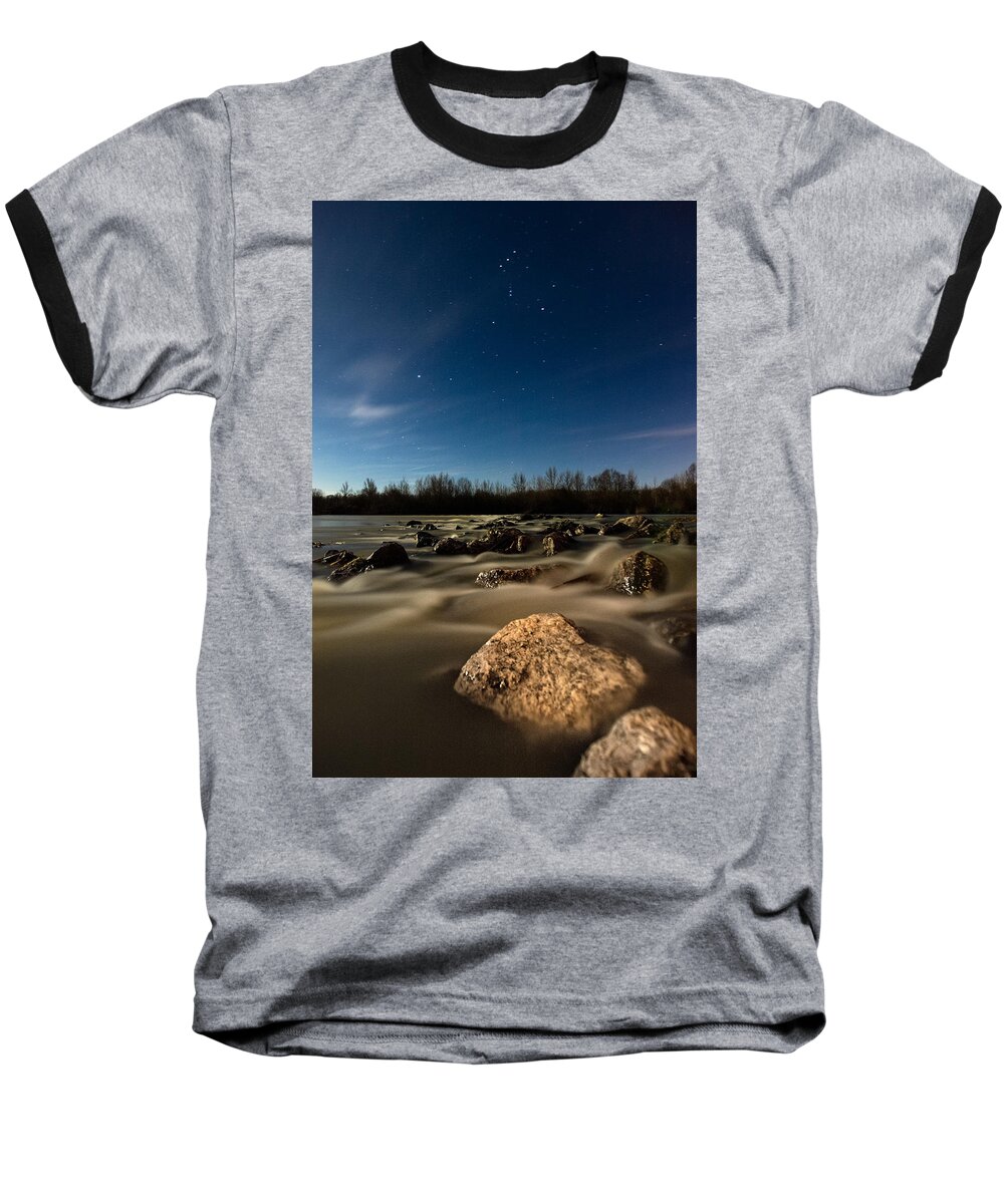 Landscape Baseball T-Shirt featuring the photograph Orion by Davorin Mance