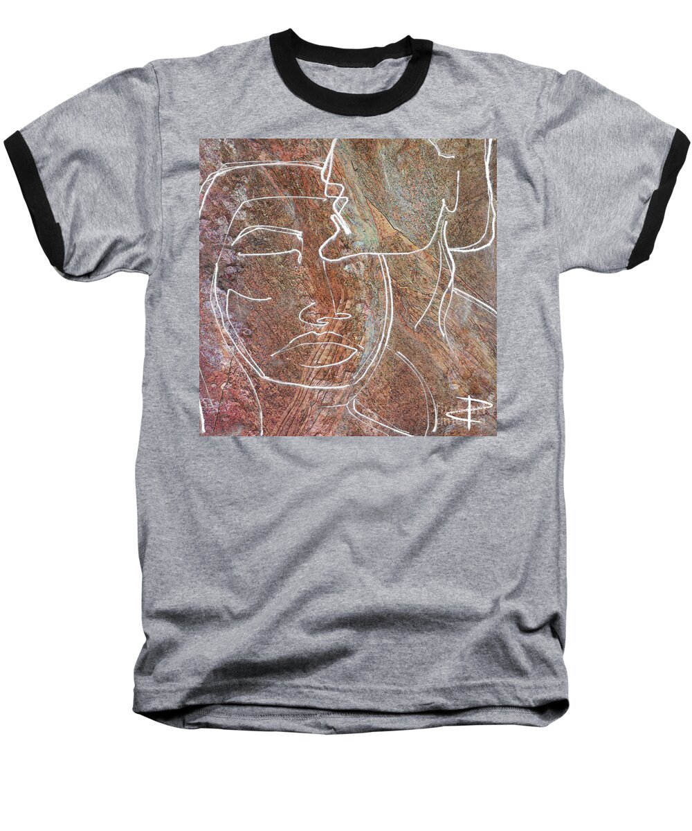Caring Baseball T-Shirt featuring the digital art Overlaps II by Paul Davenport