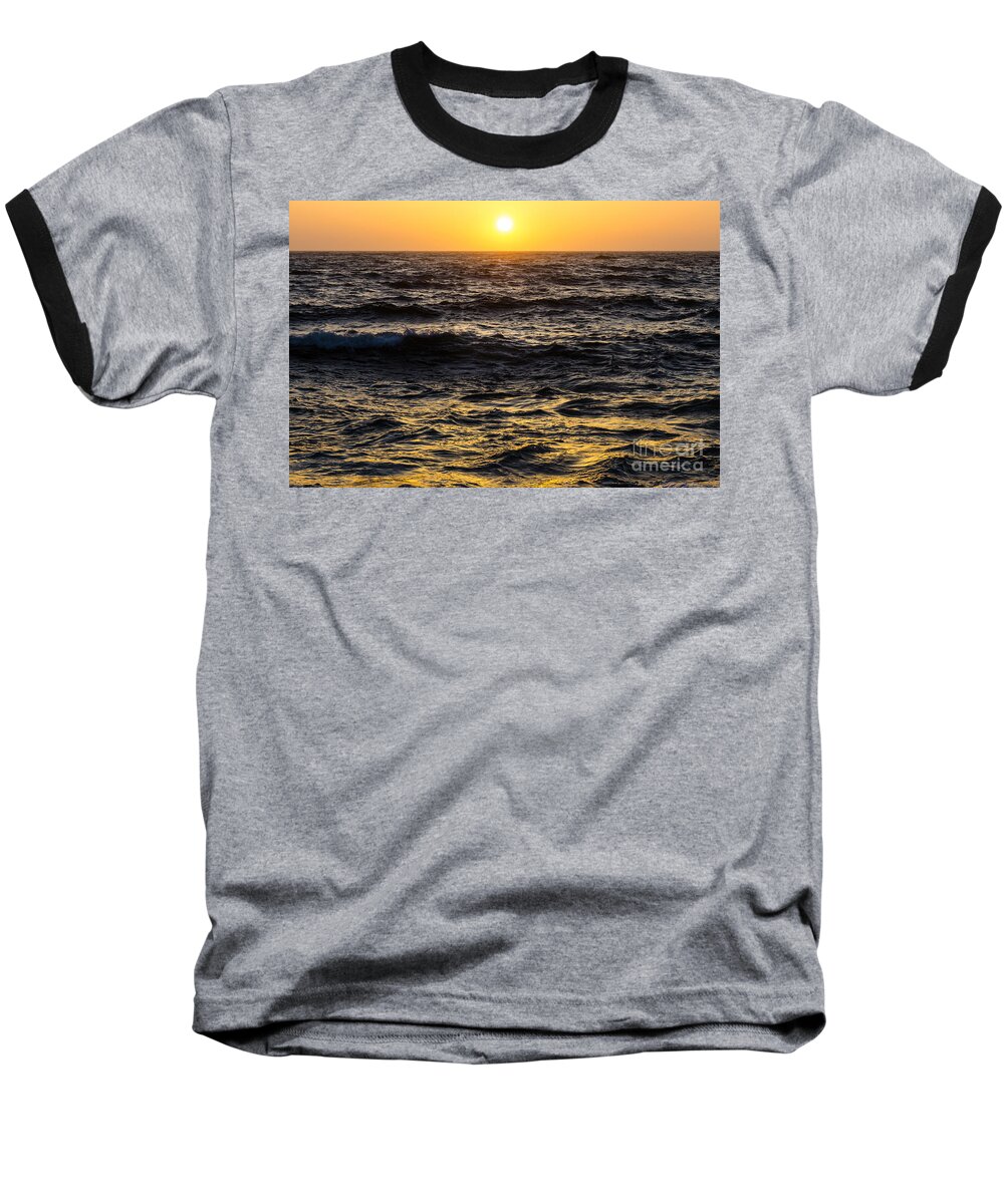 Cml Brown Baseball T-Shirt featuring the photograph Pacific Reflection by CML Brown