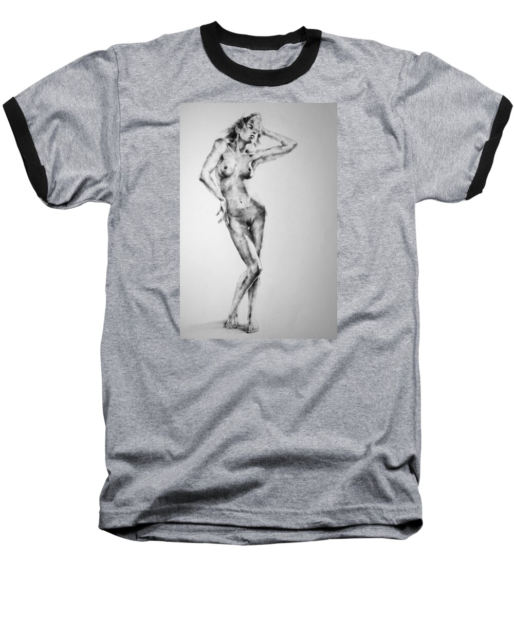 Erotic Baseball T-Shirt featuring the drawing Page 10 by Dimitar Hristov