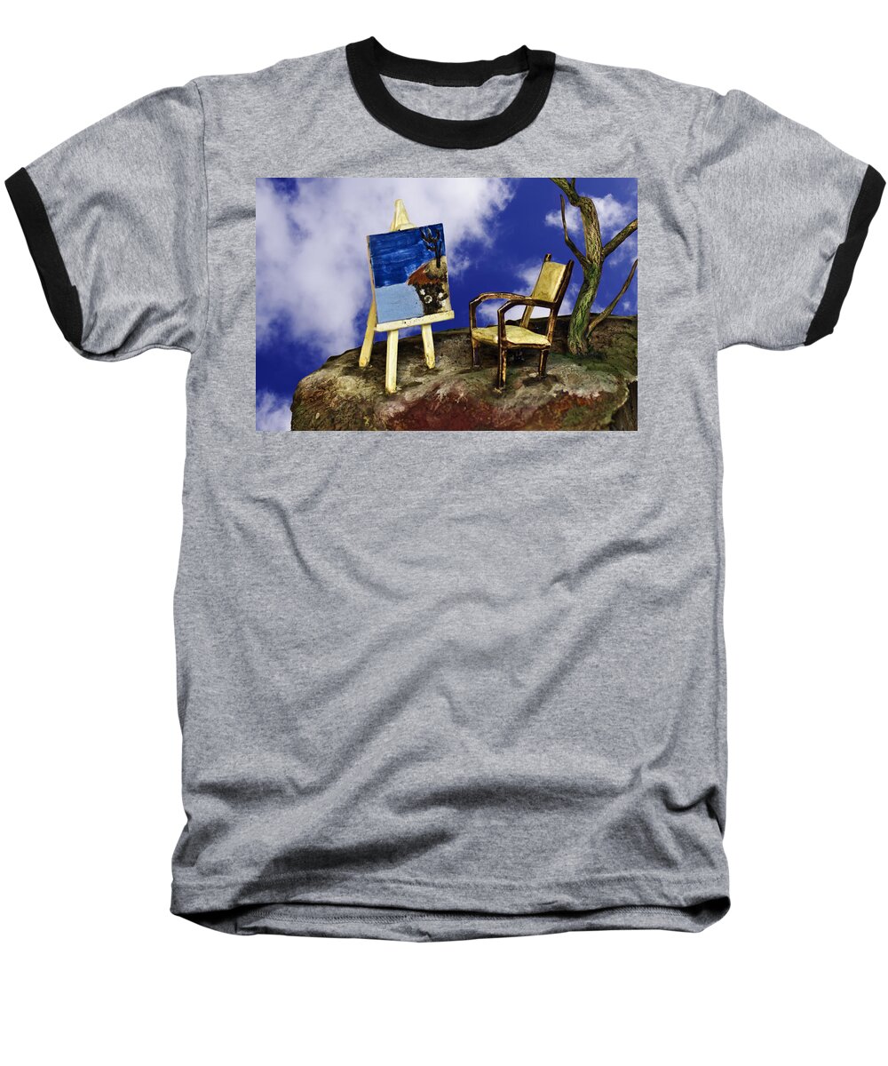 Art Baseball T-Shirt featuring the photograph Painting by Paulo Goncalves