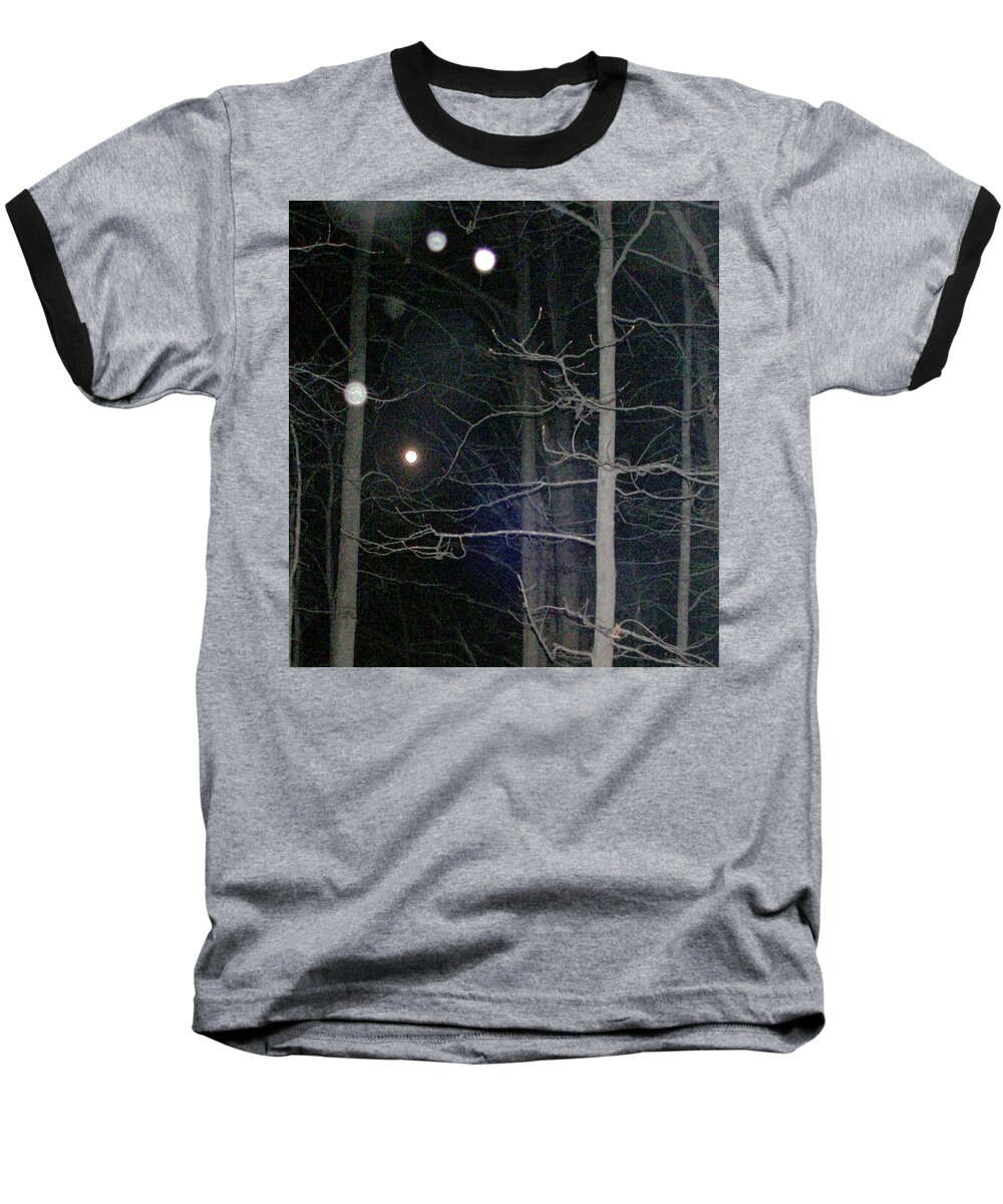 Moon Baseball T-Shirt featuring the photograph Peaceful Spirits Passing by Pamela Hyde Wilson