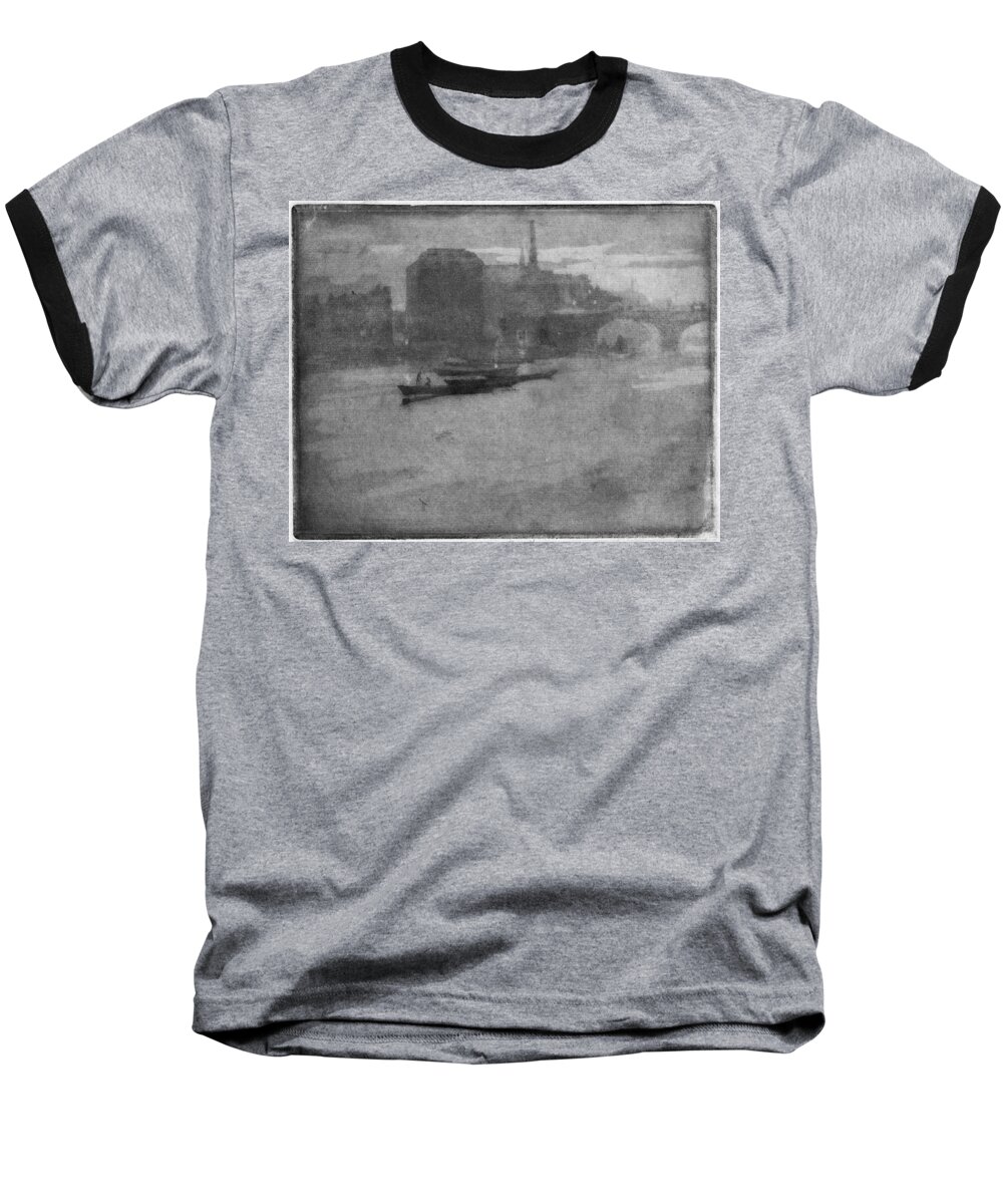 1903 Baseball T-Shirt featuring the painting Pennell Thames, 1903 by Granger