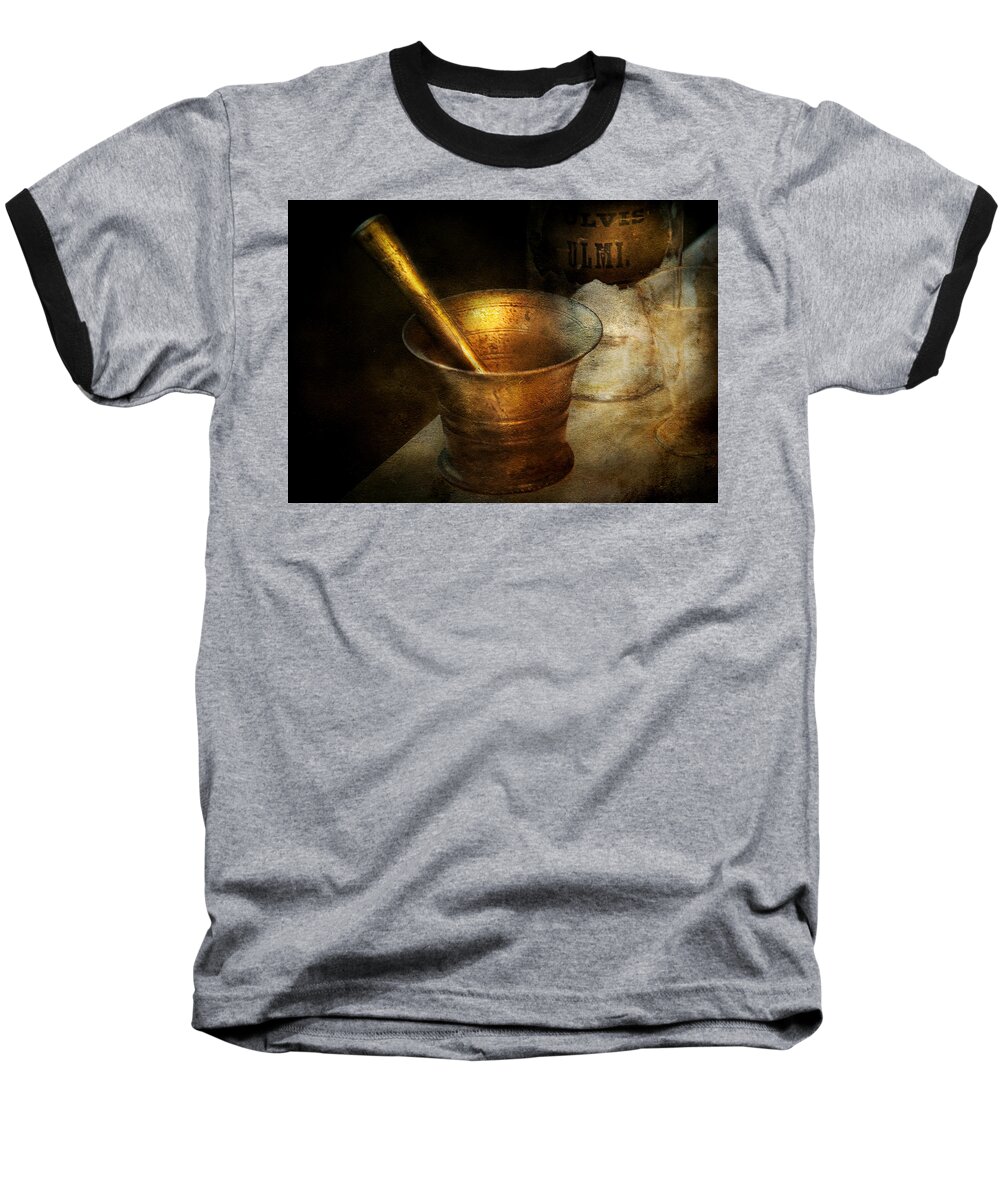 Hdr Baseball T-Shirt featuring the photograph Pharmacist - The Pounder by Mike Savad