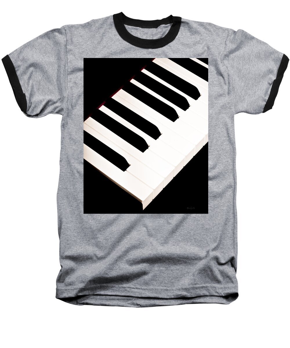 Piano Baseball T-Shirt featuring the photograph Piano by Bob Orsillo