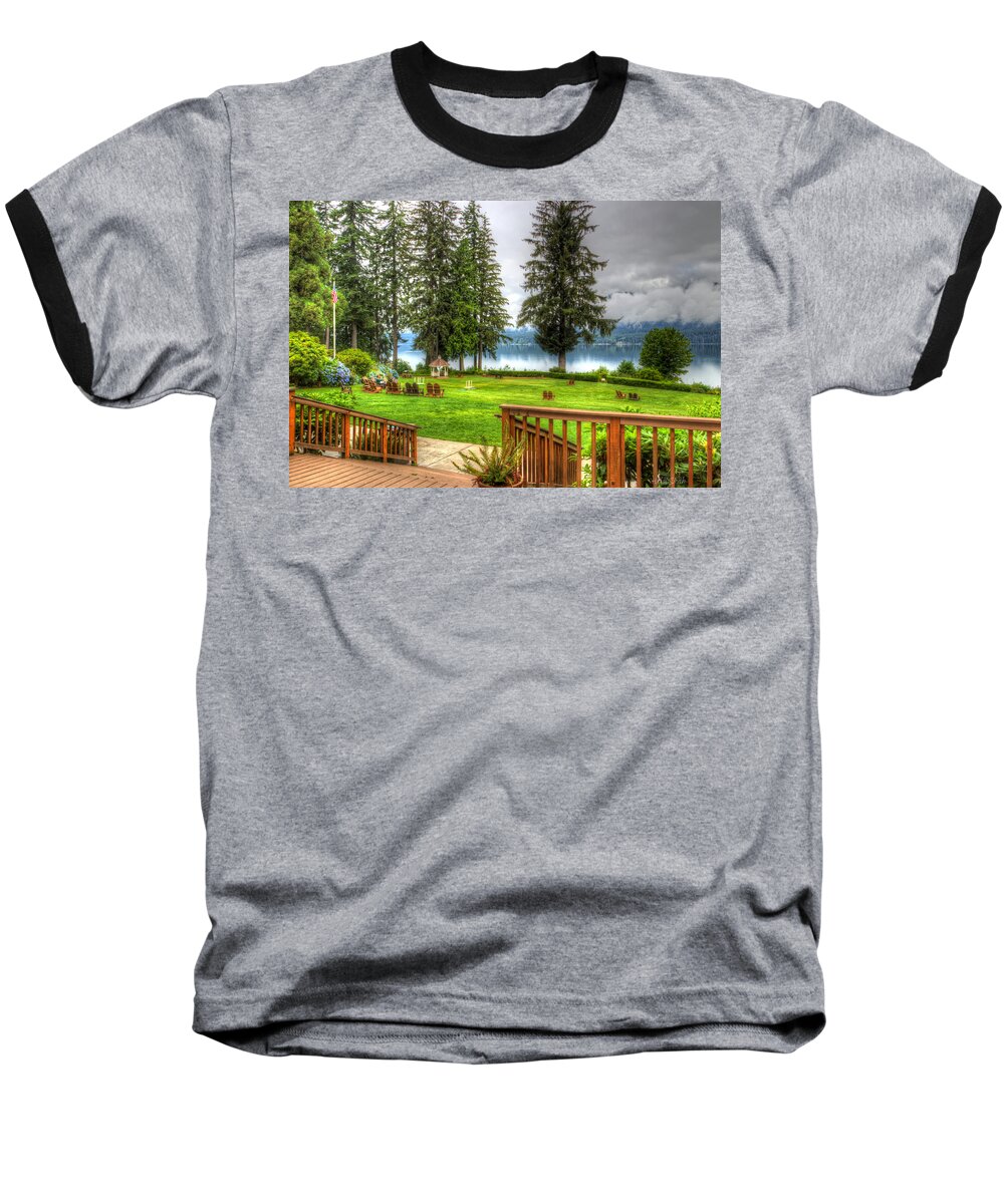 Lake Baseball T-Shirt featuring the photograph Please Take Me Back by Heidi Smith