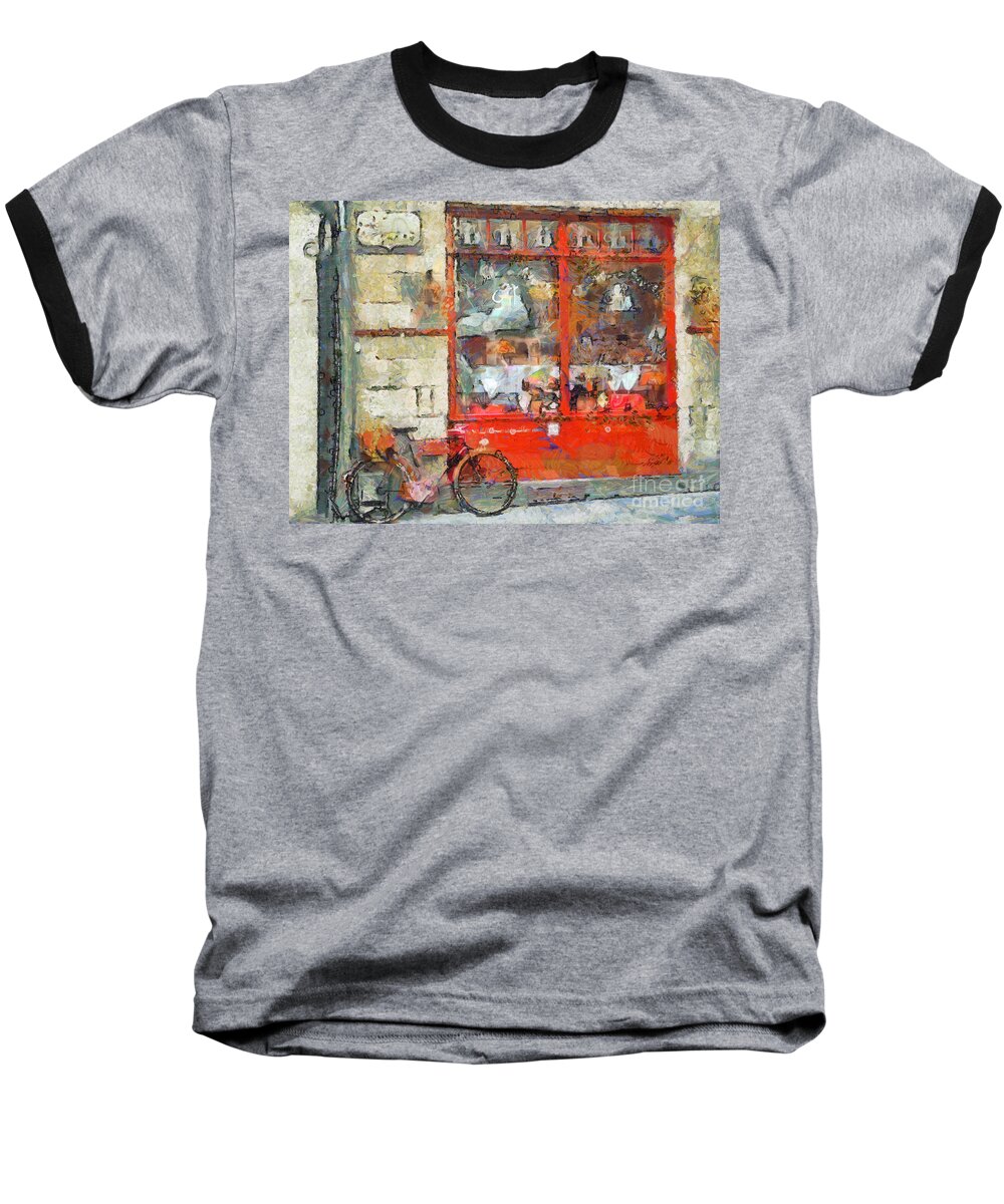 Bicycle Baseball T-Shirt featuring the photograph Postcard Perfect by Claire Bull