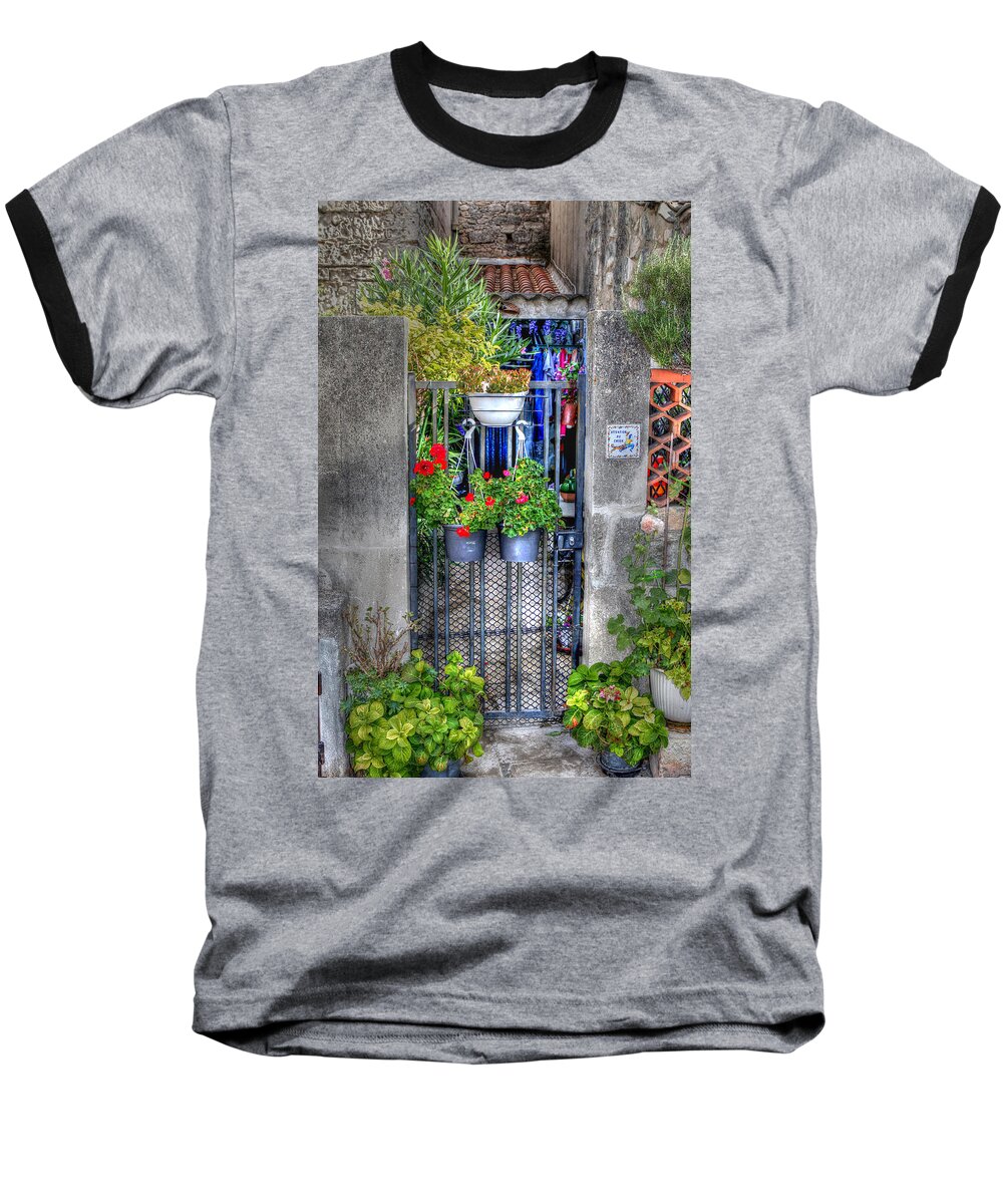 Europe Baseball T-Shirt featuring the photograph Pots Perouge France by Tom Prendergast
