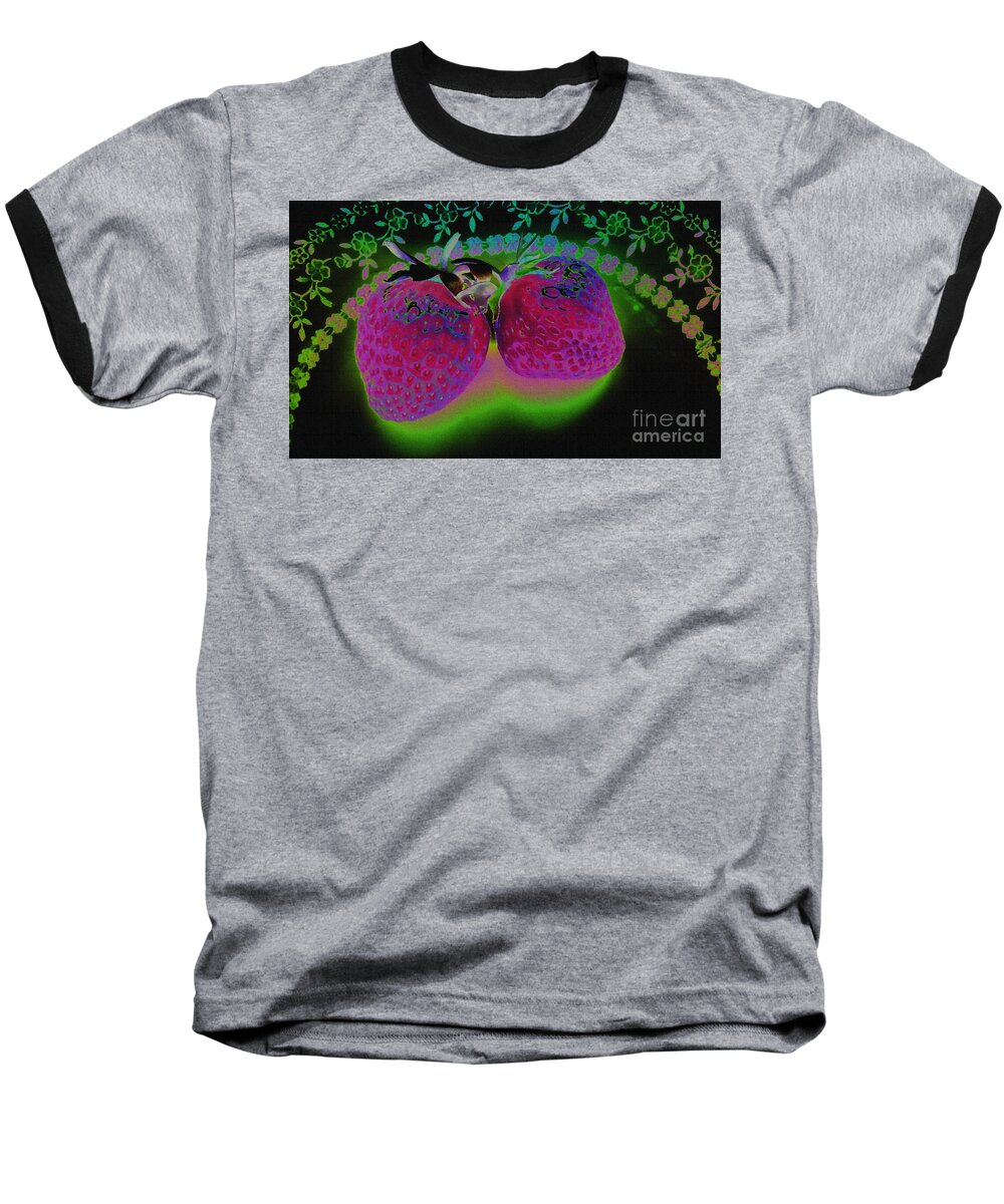 Strawberry Baseball T-Shirt featuring the photograph Pretty In Pink by Martin Howard