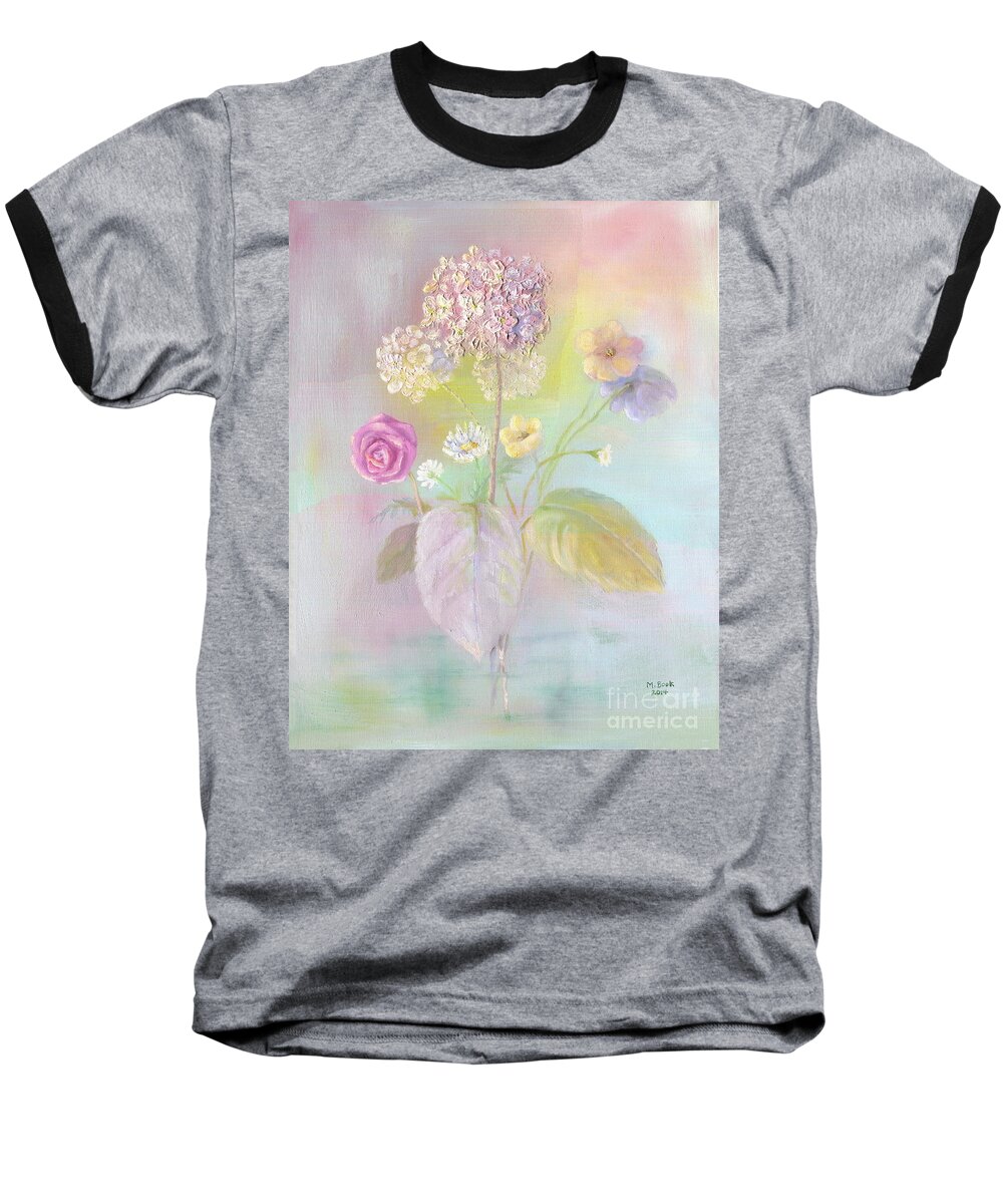 Still Life Baseball T-Shirt featuring the painting Primavera by Marlene Book