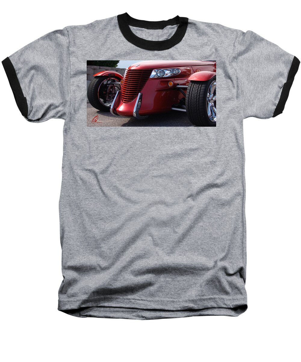 Prowler Baseball T-Shirt featuring the photograph Prowler by Chris Thomas